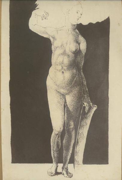 Durer, Albrecht - Studio di figura femminile - Disegno