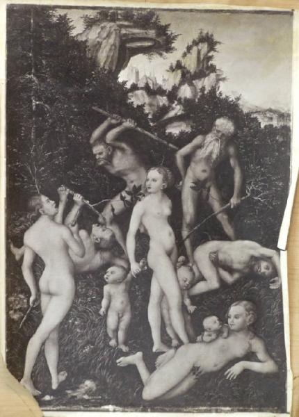Cranach, Lucas - La fine dell'età dell'argento - Dipinto - Olio su tavola