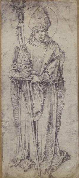 Durer, Albrecht - Santo vescovo - Disegno