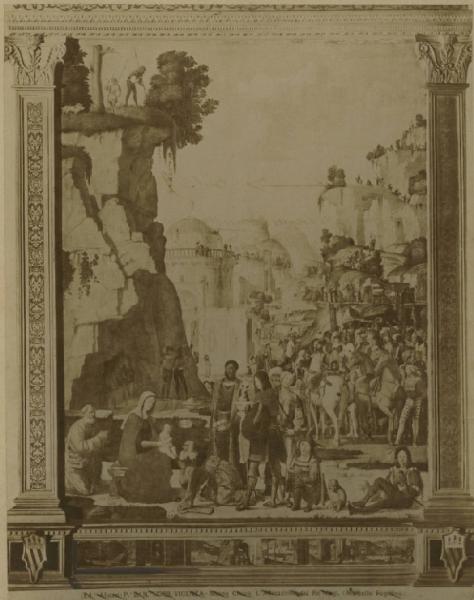 Fogolino, Marcello - Adorazione dei Magi - Dipinto su tavola trasportato su tela - Vicenza - Museo Civico