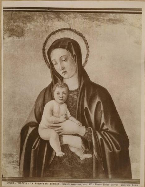 Madonna con Bambino - Dipinto - Venezia - Museo Civico Correr