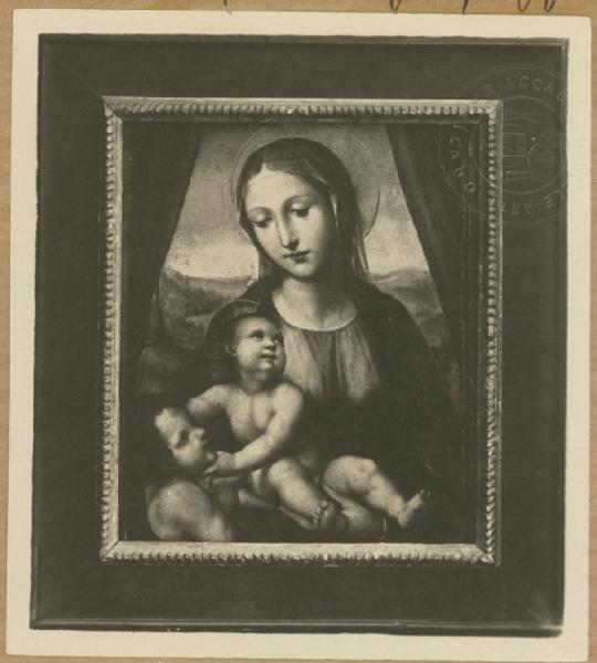 Bazzi, Giovanni Antonio (detto il Sodoma)? - Madonna con Bambino e San Giovannino - Dipinto