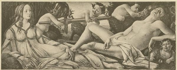 Botticelli, Sandro - Venere e Marte - Dipinto - Tempera ed olio su tavola