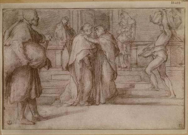 Naldini, Giovambattista - Visitazione - Disegno