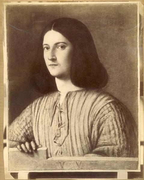 Giorgione - Ritratto di giovane uomo (Ritratto Giustiniani) - Dipinto su tavola
