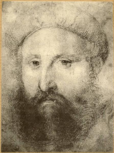 Lotto, Lorenzo - Ritratto di uomo - Disegno - Firenze - Uffizi - Gabinetto dei Disegni e delle Stampe