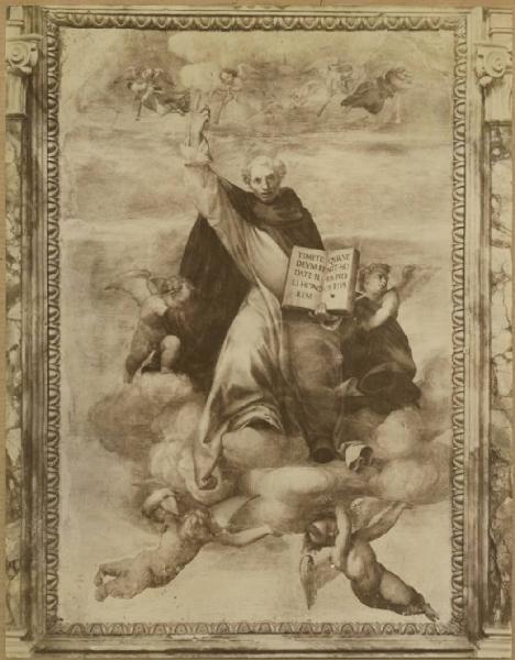 Lotto, Lorenzo - San Vincenzo Ferrer in Gloria - Affresco staccato e riportato su tela - Recanati - Chiesa di San Domenico