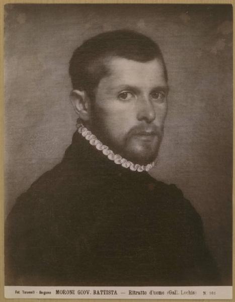 Moroni, Giovan Battista - Ritratto di giovane uomo - Dipinto - Bergamo - Accademia Carrara - Galleria Lochis