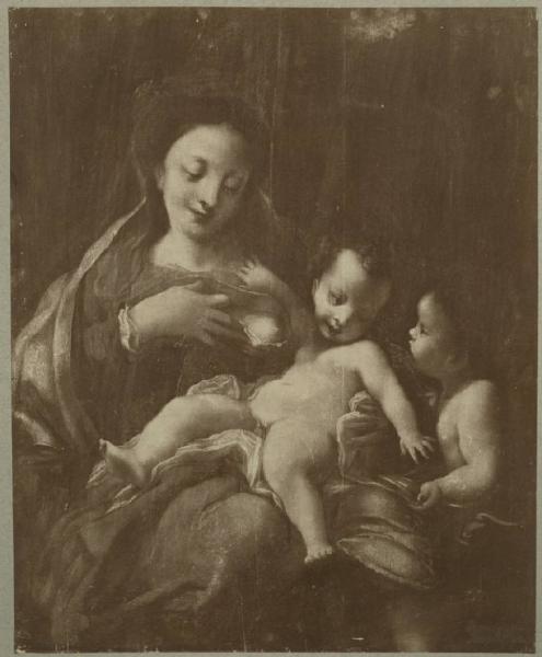 Copia da Correggio - Madonna con Bambino e san Giovannino - Dipinto