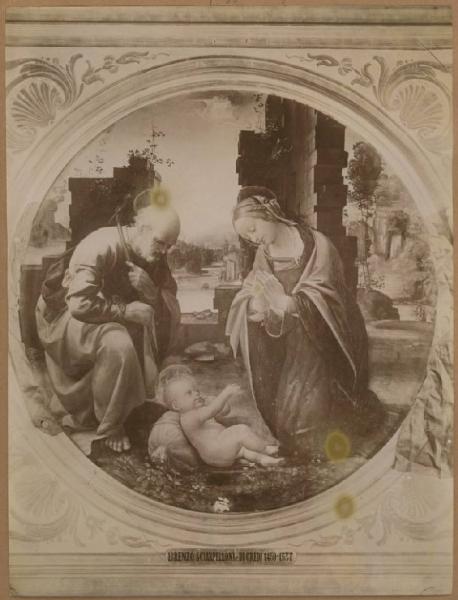 Bartolomeo della Porta detto Fra' Bartolomeo - Adorazione del Bambino - Dipinto - Tempera su tavola - Roma - Galleria Borghese
