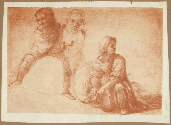 Ubertini, Francesco (detto il Bachiacca) - Studio di figure - Disegno