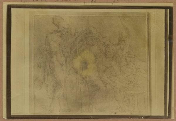 Scuola ferrarese - Scena sacrificale - Disegno