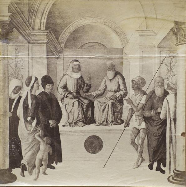 Costa, Lorenzo - I Santi Naborre e Felice in cattedra - Dipinto