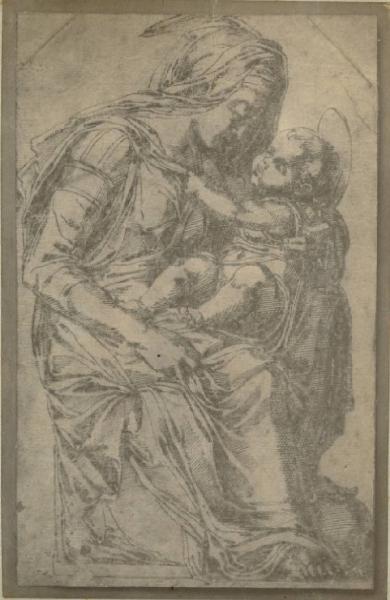 Donatello? - Madonna con Bambino - Disegno