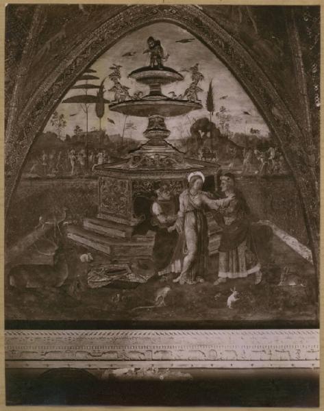 Bernardino di Betto detto Pinturicchio - Susanna e i vecchioni - Affresco - Città del Vaticano - Musei Vaticani - Appartamento Borgia - Sala dei Santi