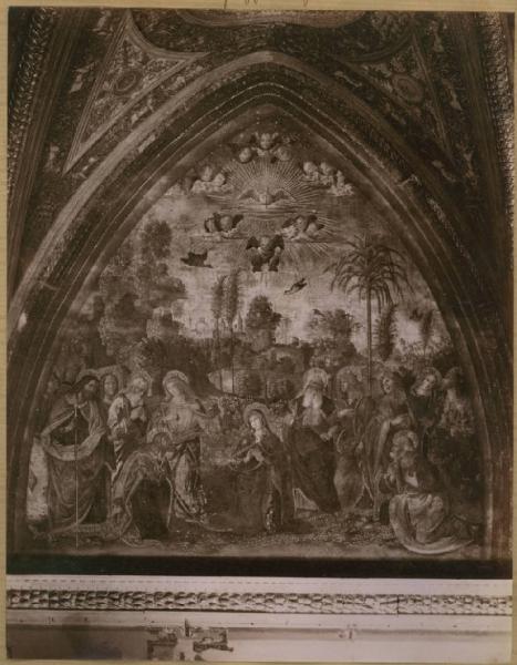 Bernardino di Betto detto Pinturicchio e collaboratori - Pentecoste - Affresco - Città del Vaticano - Musei Vaticani - Appartamento Borgia - Sala dei Misteri