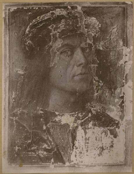 Bernardino di Betto detto Pinturicchio - Autoritratto - Affresco - Spello - Chiesa di S. Maria Maggiore - Cappella Baglioni
