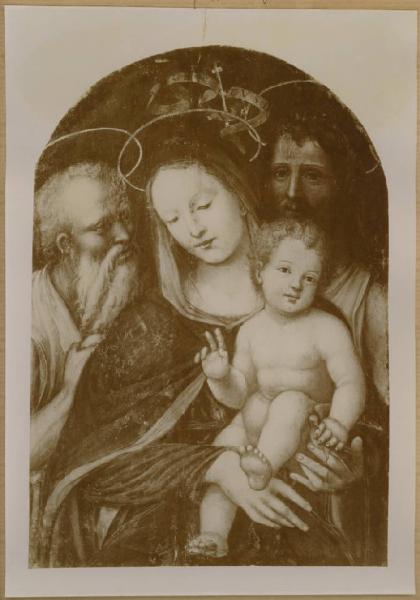 Madonna con Bambino e i santi Girolamo e Giovanni Battista - Dipinto su tavola