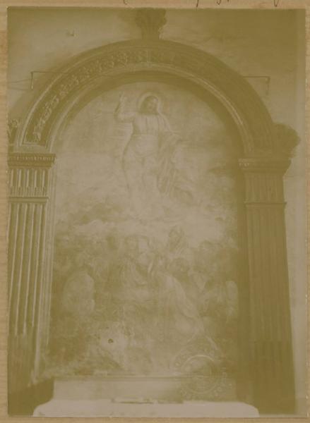 Bazzi, Giovanni Antonio detto Sodoma - Resurrezione di Cristo - Trasfigurazione - Affresco - Trequanda - Chiesa parrocchiale dei santi Pietro e Andrea
