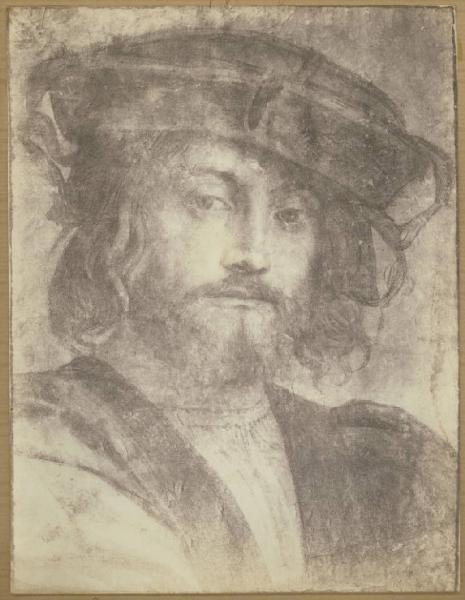 Lotto, Lorenzo - Ritratto di uomo con berretto - Disegno - Vienna - Albertina