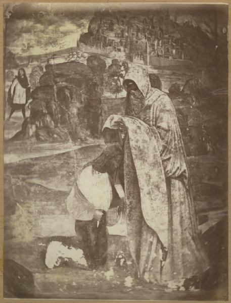 Bazzi, Giovanni Antonio detto il Sodoma - San Benedetto riceve l'abito eremitico dal monaco Romano (part.) - Storie di san Benedetto - Affresco - Asciano - Abbazia di Monteoliveto Maggiore