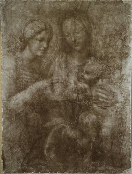 Bazzi, Giovanni Antonio (detto il Sodoma) - Matrimonio mistico di santa Caterina d'Alessandria - Disegno