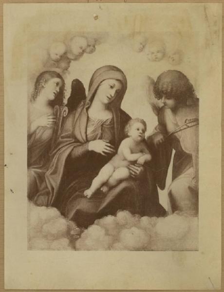Allegri, Antonio detto Correggio - Madonna con Bambino e angeli musicanti - Dipinto - Olio su tavola - Firenze - Uffizi