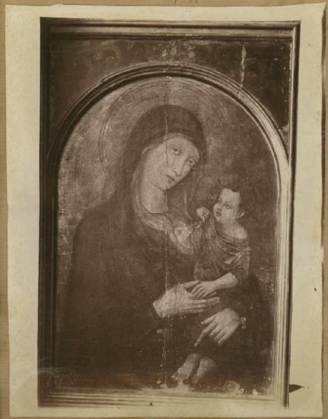 Duccio di Boninsegna - Madonna con Bambino e sei angeli - Dipinto su tavola - Perugia