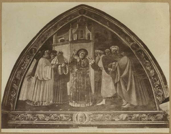 Paolo Uccello - Disputa di santo Stefano - Affresco - Prato - Duomo