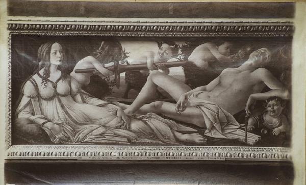 Botticelli, Sandro - Venere e Marte - Dipinto - Tempera ed Olio su tavola - Londra - National Gallery