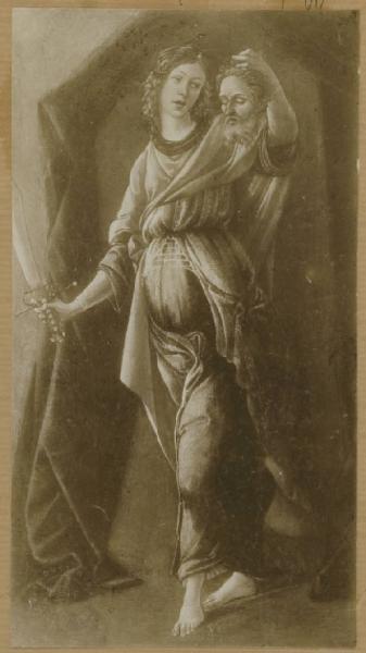 Botticelli, Sandro - Giuditta con la testa di Oloferne - Dipinto - Tempera su tavola