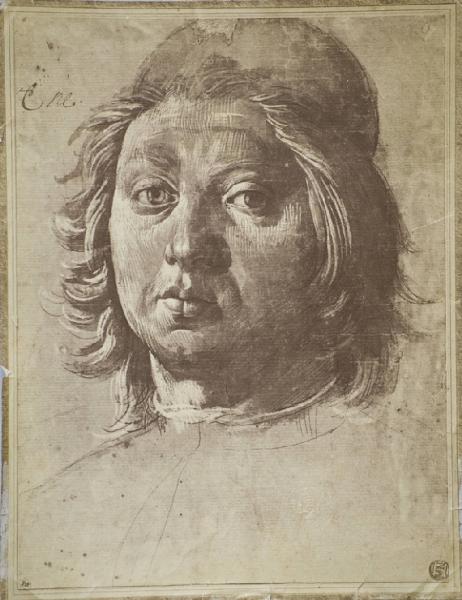 Ghirlandaio, Domenico - Ritratto maschile - Disegno - Parigi - Museo del Louvre - Département des Arts graphiques