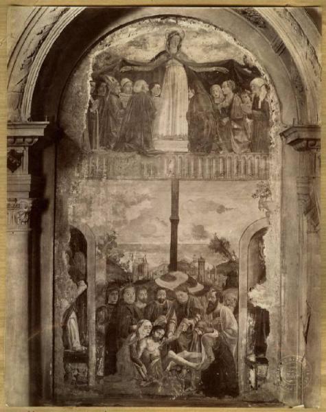 Ghirlandaio, Domenico - Madonna del Soccorso e Deposizione - Affresco - Firenze - Chiesa di Ognissanti