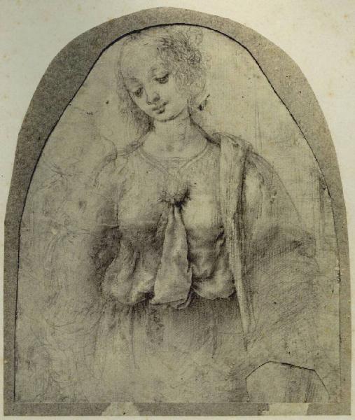 Lorenzo di Credi - Madonna con Bambino - Studio - Disegno - Dresda - Kupferstichkabinett