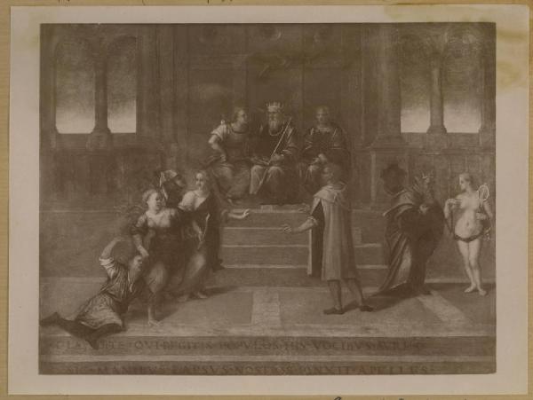 Francesco di Cristofano detto Franciabigio - Allegoria della Calunnia - Dipinto su tavola - Firenze - Palazzo Pitti - Galleria Palatina