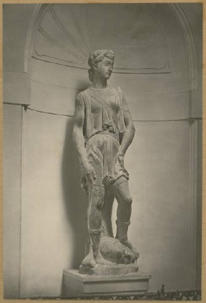 Donatello e Antonio Rossellino - David - Scultura in marmo - Firenze - Casa Martelli