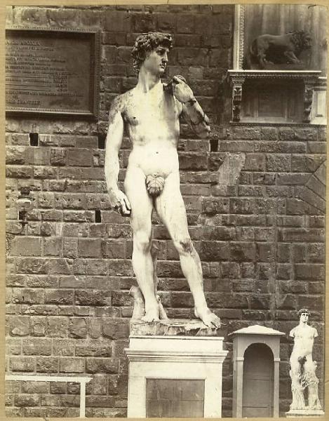 Buonarroti, Michelangelo - David - Scultura in marmo - Firenze - Piazza della Signoria