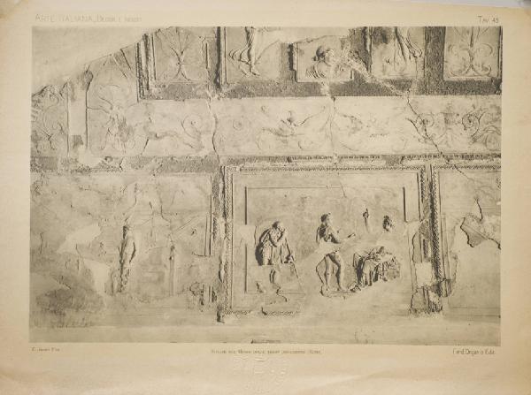 Stucco - Decorazione a rilievo - Scultura - Roma - Museo delle Terme di Diocleziano