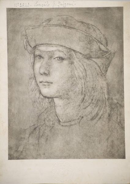 Sanzio, Raffaello - Ritratto di fanciullo - Disegno - Oxford - Ashmolean Museum