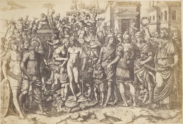 Copia da Jacopo Ripanda - Trionfo di Tito - Incisione
