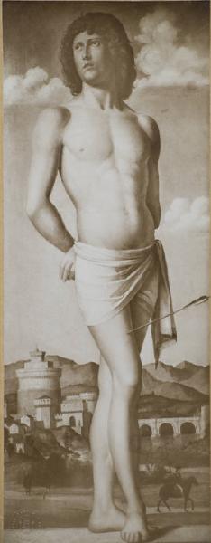Cima, Giovanni Battista detto Cima da Conegliano - San Sebastiano - Dipinto su tavola - Strasburgo - Musée des Beaux-Arts