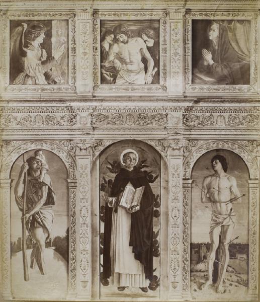 Bellini, Giovanni - Polittico di San Vincenzo Ferrer - Dipinto - Tempera su tavola - Venezia - Chiesa di San Giovanni e Paolo