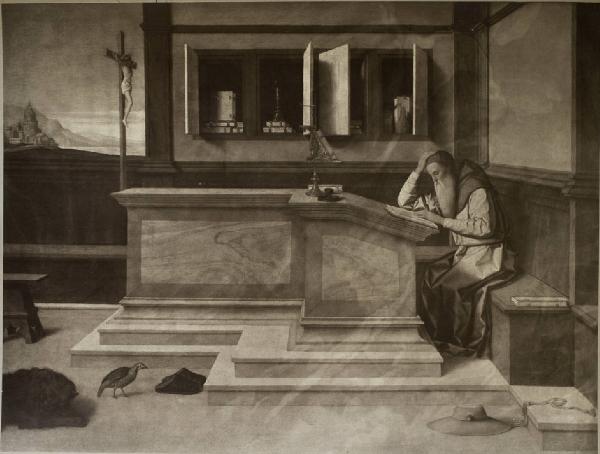 Catena, Vincenzo - San Girolamo nello studio - Dipinto - Olio su tela - Londra - National Gallery
