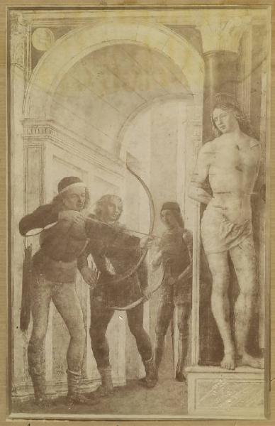 Foppa, Vincenzo - Martirio di san Sebastiano - Affresco trasportato su tela - Milano - Pinacoteca di Brera