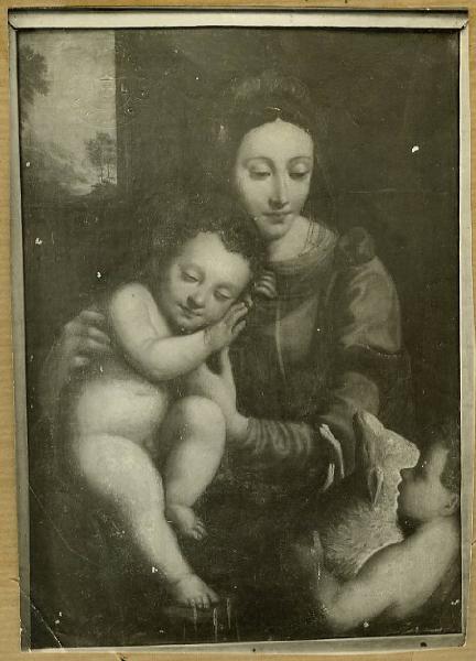 Lanino, Bernardino - Madonna con Bambino e san Giovannino - Dipinto