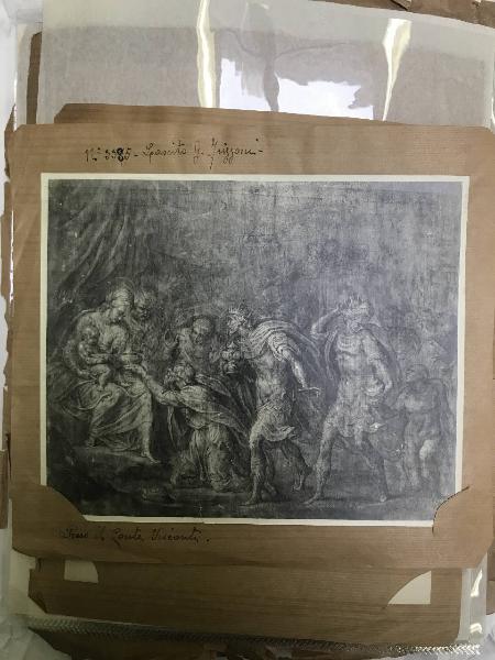 Scuola di Raffaello - Adorazione dei Magi - Disegno - Saliceto - Collezione Visconti