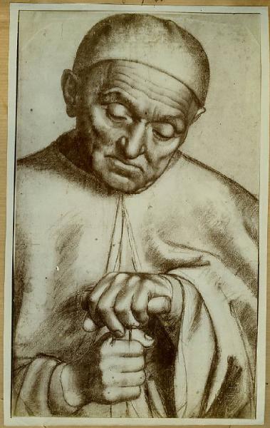Autore italiano fine sec. XV inizio sec. XVI - Figura maschile - Disegno