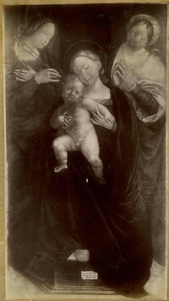 Giovenone, Girolamo - Madonna con Bambino tra due sante - Dipinto