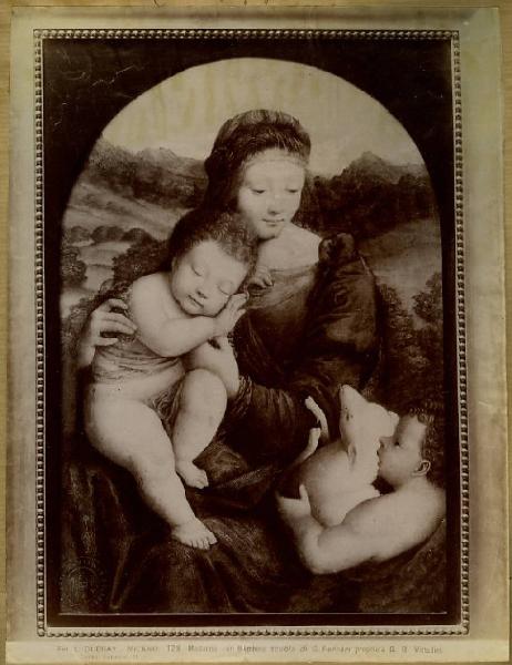 Luini, Bernardino - Madonna con Bambino e san Giovannino - Dipinto su tavola - Arcore - Collezione Vittadini