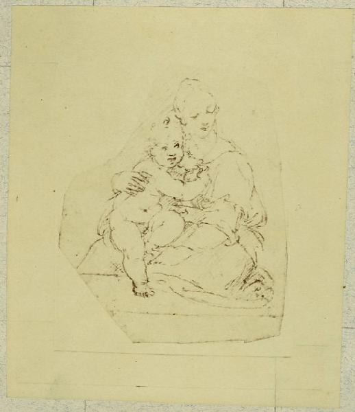 Cesare da Sesto - Studio per un bue - Schizzo - Disegno